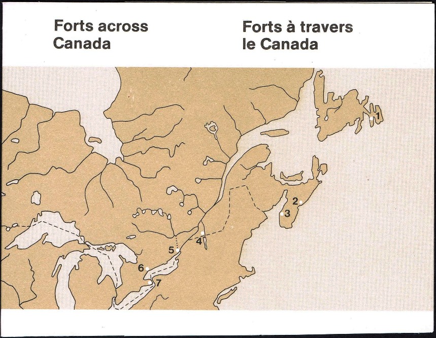1985 CDN - BK87 (SB96) $3.40 Canadian Forts (2nd Series) Sc1005a